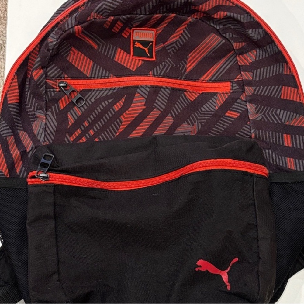 Puma Backpack in Red and Black